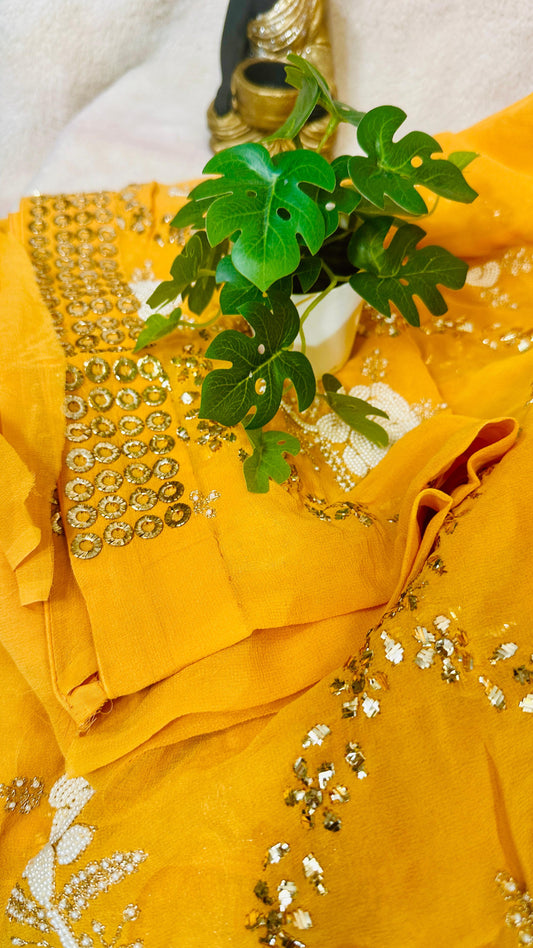 Chikankari Saree