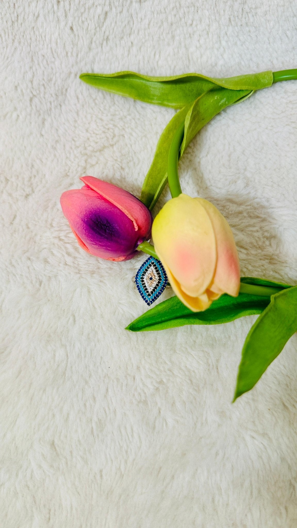 Nano Turquoise Black polish 92.5 silver finger Ring embellished with CZ Stone - My Store